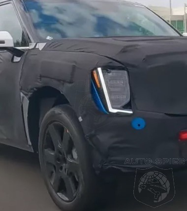 Kia's Tasman Pickup Mule Looks Remarkably Like An EV9